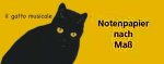 Gattomusicale - Notenpapiere nach Maß